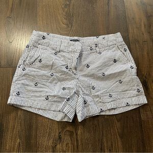 British Khaki Anchor Shorts